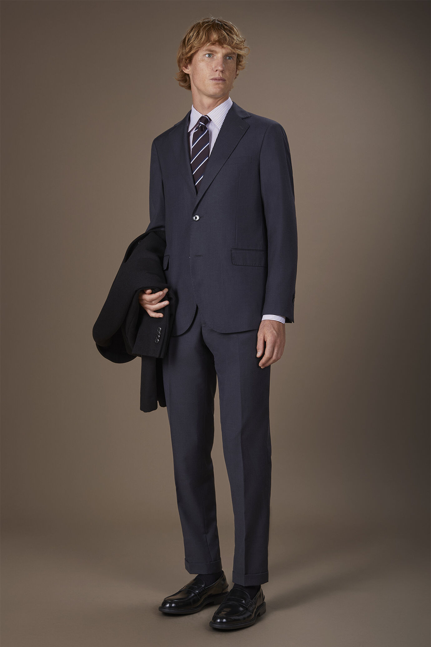 Abito monopetto uomo mix size dk grey